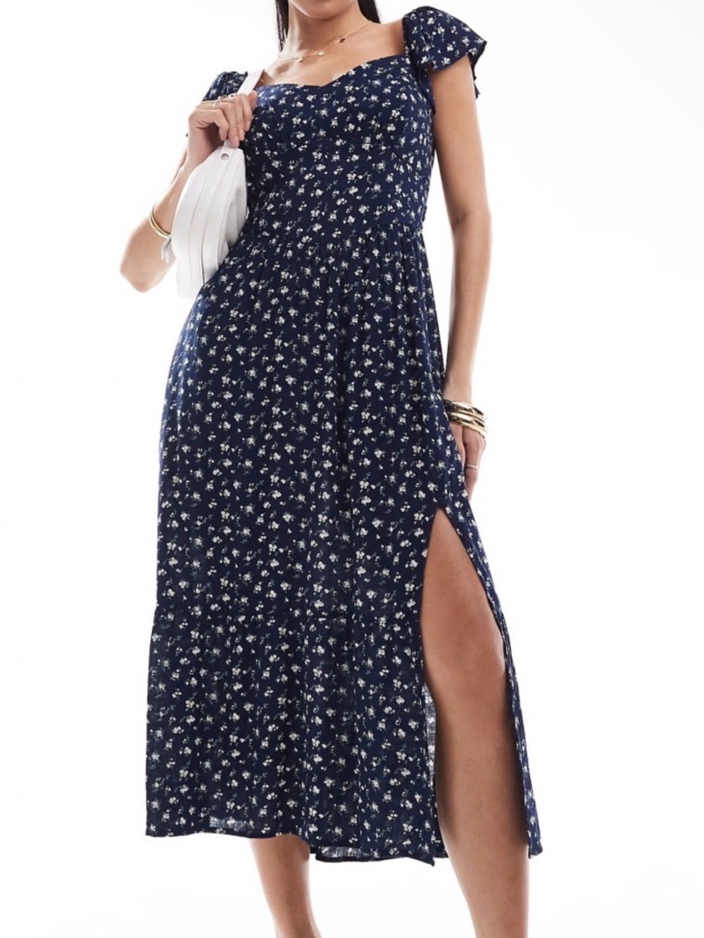 NWOT Hollister Flutter sleeve dress